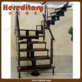Straight Steel Rod Railing Integrated Staircase (SJ-S006)